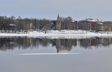 В Ярославле Волга очистилась ото льда