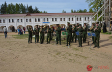 На Сольбу Владыка Федор прилетел на вертолете