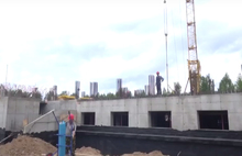 У нового здания УМВД России по Ярославской области построен цокольный этаж