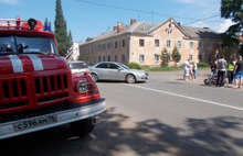 В Рыбинске иномарка сбила мотоциклиста