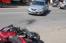 В Рыбинске иномарка сбила мотоциклиста