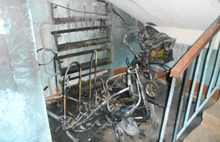 В Ростове в подъезде дома горели детские коляски и велосипеды