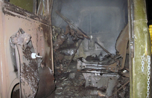 В Угличском районе ночью сгорели два грузовых автомобиля