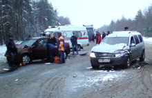 В Ростовском районе Ярославской области столкнулись четыре автомобиля