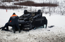 В Переславском районе перевернулся автомобиль