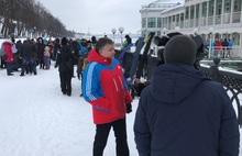 Около двухсот ярославцев вышли на Рождественскую лыжню