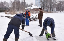 Оборудована крещенская купель возле храма Петра и Павла в Ярославле