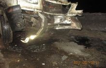 В Рыбинске ночью грузовик врезался во встречный трактор