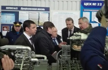 Дмитрий Рогозин и Дмитрий Миронов посетили НПО «Сатурн» в Рыбинске