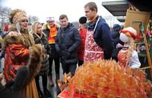 В Ярославле возродили традицию катания на масленичном поезде