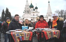 В Ярославле возродили традицию катания на масленичном поезде