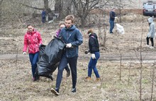 Более ста студентов вышли на субботник во Фрунзенском районе Ярославля