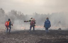 В соцсетях размещены фотографии пожара в Ярославской области от Гринпис