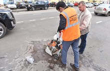На улице Победы в Ярославле проверили качество ремонта дорожного полотна
