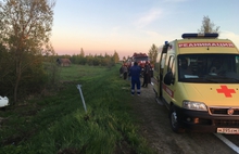 В Ярославской области автомобиль «Иж» угодил в кювет