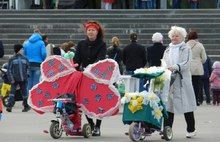 В Рыбинске прошел парад колясок