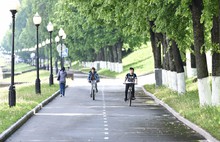 На велодорожке в Ярославле появилась новая разметка