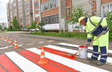 На улицах Ярославля появилась яркая креативная дорожная разметка