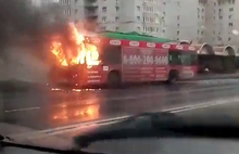 В центре Рыбинска горел троллейбус