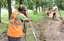 Продолжается благоустройство Бутусовского парка в Ярославле