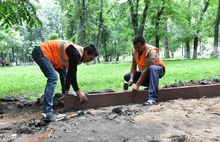 Продолжается благоустройство Бутусовского парка в Ярославле