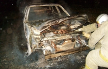 Ночью под Тутаевом сгорел автомобиль
