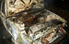 Ночью под Тутаевом сгорел автомобиль