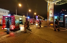 Ночью загорелся торговый центр «Аура» в Ярославле