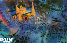 Главная Масленицы страны в Ярославле: фото с неба