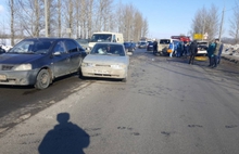 На окружной дороге в Ярославле столкнулись шесть машин