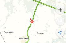 На трассе Ярославль – Гаврилов-Ям пассажирский автобус съехал в кювет