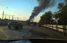 В Ярославле крупный пожар на Промышленной