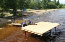 В Ярославской области установили мобильные сходни на винтовых сваях