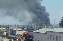 Опять крупный пожар - столб черного дыма поднимается над Ярославлем-Главным