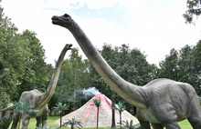 В Ярославле открыли новый парк динозавров: фоторепортаж