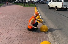 В Ярославле восстанавливают плитку на нижнем ярусе Волжской набережной  