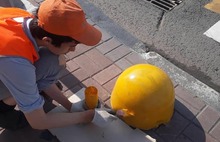 В Ярославле восстанавливают плитку на нижнем ярусе Волжской набережной  