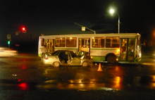 В Ярославле «десятка» въехала в автобус с пассажирами: госпитализированы три человека