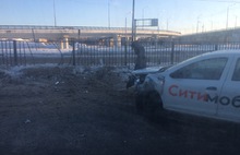 В Ярославле перед Добрынинским мостом столкнулись четыре автомобиля-ВИДЕО