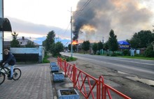 В Переславле сгорел торговый центр