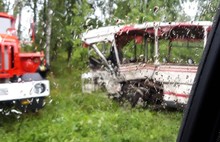 В Ярославской области эвакуатор влетел в пассажирский автобус: пять человек в больнице