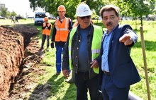 В ярославском парке «Нефтяник» начались работы по прокладке ливневой канализации