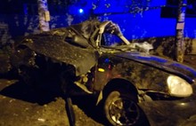 В Ярославле пьяный водитель врезался в дерево