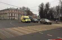 В центре Ярославля в ДТП попал пассажирский автобус