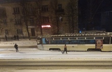 В Ярославле трамвай сошел с рельсов