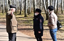 В парках Ярославля провели беседы с «нарушителями» домашнего режима