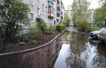 В Ярославле «тонет» двор, сделанный по губернаторской программе