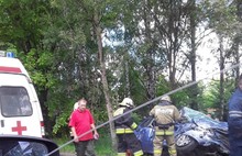 На выезде из Ярославля произошло серьезное ДТП: видео с места