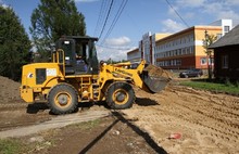 В Рыбинске строят новую школу и дорогу к ней