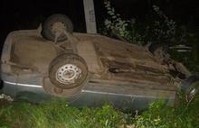 В Мышкинском районе Ярославской области водитель врезался в опору электроосвещения